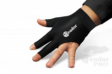 Перчатка бильярдная Feudor Pro black left X/L