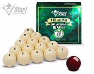 Комплект шаров для русской пирамиды Start Billiards Premium 68 мм